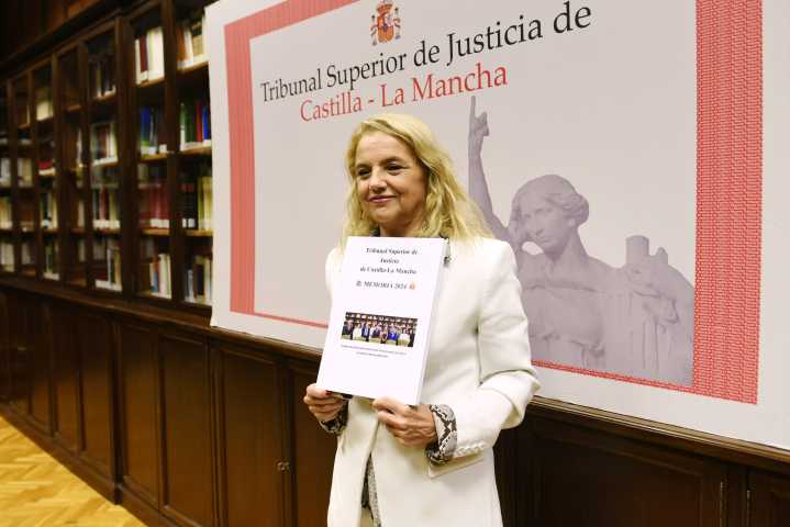 La presidenta del TSJCLM atribuyó la escasez de jueces al incremento del 8,7% de los casos judiciales pendientes