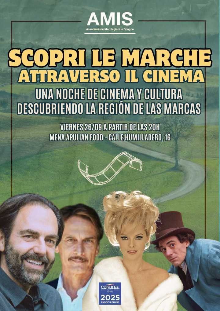 Scopri le Marche attraverso il cinema: una serata speciale a Madrid