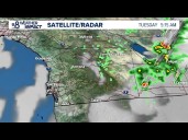 Temperatures will remain on the warmer side of normal on Tuesday, with showers over the mountains