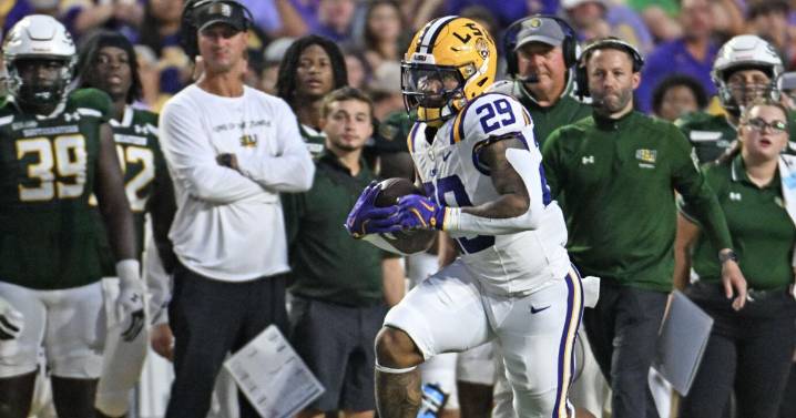 LSU RB Caden Durham suffered an injury against Southeastern Louisiana. Here's the latest.