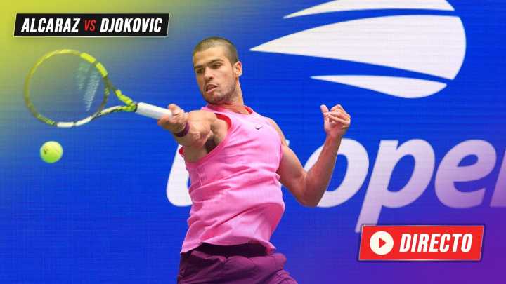 Carlos Alcaraz – Djokovic en directo hoy: dónde ver por TV gratis y última hora en vivo online del partido del US Open