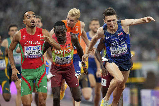 Portugal's Isaac Nader is the out-of-nowhere winner of men's 1,500 meters at world championships