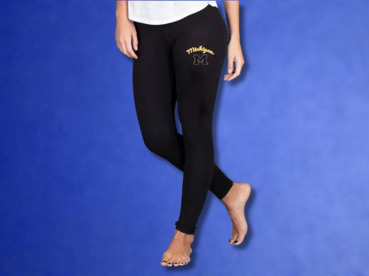 These Michigan Wolverines leggings are the perfect game day essential
