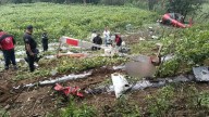 Se cae helicóptero en Edomex; hay dos muertos