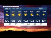 Breezes continue in the Valley as temperatures drop