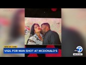 Fiancée of man killed during argument at McDonald's says he 'died a hero'