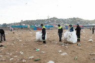 Punto negativo: 77 toneladas de basura se han retirado en estos días de celebraciones