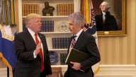 Aides Gently Inform Trump He Can't Fire Portrait Of George Washington
