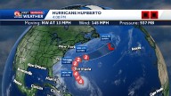 Humberto holds 155 mph winds--latest track and hazards