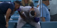 Warming Bernabel exits with apparent head injury