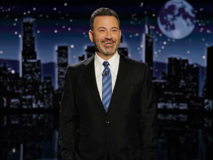 Jimmy Kimmel took aim at Trump and the FCC chair in his emotional return to late