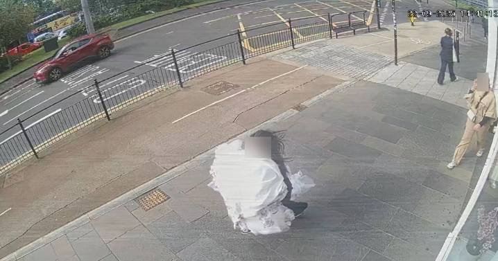 Brazen thieves caught on Glasgow CCTV stealing wedding dresses and running off