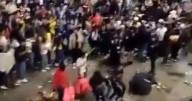 City U, epicentro de batalla campal entre hinchas de Colombia y Venezuela