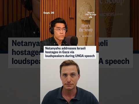 Netanyahu addresses Israeli hostages in Gaza via loudspeakers during UNGA speech