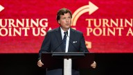 Turning Point's IU event is still on. Tucker Carlson will speak