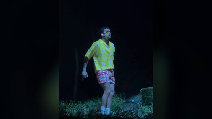 Bad Bunny hobbles off stage during show at Puerto Rico residency