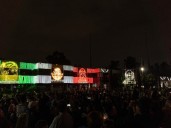 Lourdes Paz conmemora Independencia con encendido decorativo en Iztacalco