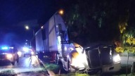 Camión de carga sube al camellón central en Ecobulevar León