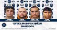 Sentencian a cuatro responsables de robo de vehículo con violencia