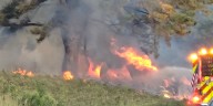 Virginia State Police searching for suspect in deadly Hanover shooting and fiery crash