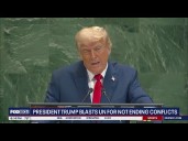 Trump blasts UN for not ending wars