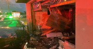4 people hurt after vehicle crashes into building on N. Main Street in Suffolk