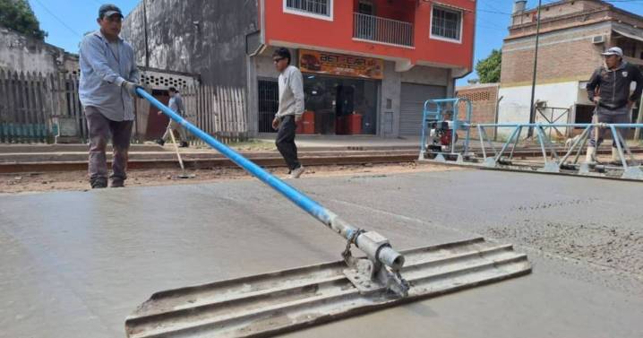 Tartagal: Avanza la pavimentación en la avenida 24 de Septiembre
