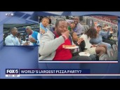 Newark kids attempt Guinness World Record for largest pizza party