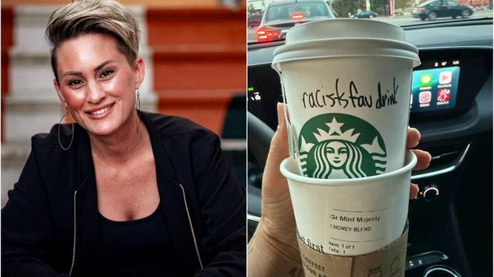 Woman opts for Charlie Kirk's go-to Starbucks order, gets 'Racist's Fav Drink' cup