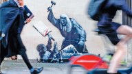 Un grafiti de Banksy fue censurado en Londres