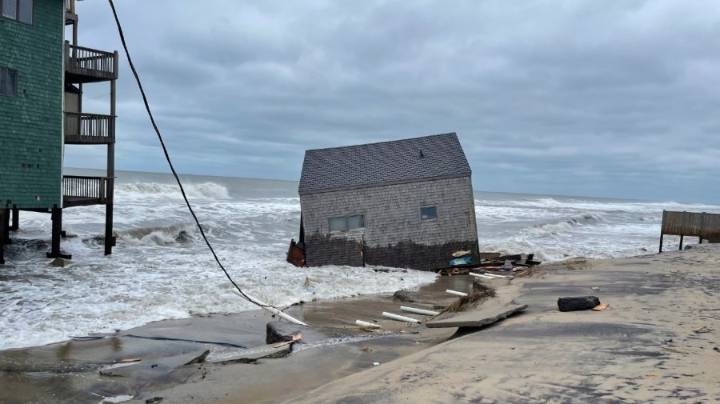 Another Outer Banks home collapses into Atlantic Ocean