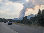 Coquihalla Highway remains closed by wildfire as Highway 20 east of Bella Coola reopens