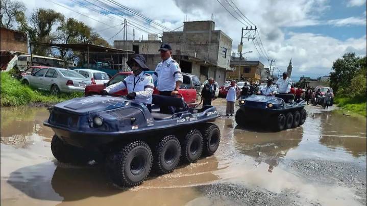 Activan Plan DN-III-E por lluvias intensas en San Pedro Tultepec, Lerma
