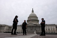 US government funding bill falling short of votes to pass in Senate, voting continues
