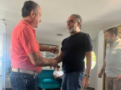 Benedetti y UniAtlántico: reunión con profesores pidiendo apoyo a candidato a rector