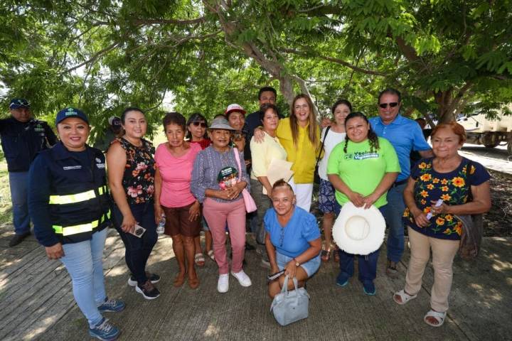 Cecilia Patrón encabeza limpieza en Ciudad Caucel; “Una Mérida limpia es tarea de todos”, afirma la edil