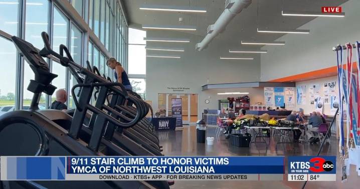 YMCA of Northwest Louisiana hosts 9/11 stair climb to honor victims
