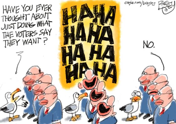 Bagley Cartoon: Tiny Tyrants