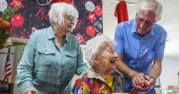 She's witty. She's kind. She's a huge Husker fan, at 111 is Nebraska's oldest person.