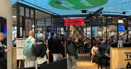 There's always a queue for it at Manchester Airport, now we know why