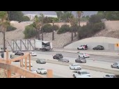 Multi-vehicle crash spills beer can, kegs onto 210 Fwy