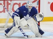 Toronto Maple Leafs sign young goalie to three