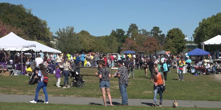 Crowds rally for recovery efforts at Bangor Waterfront