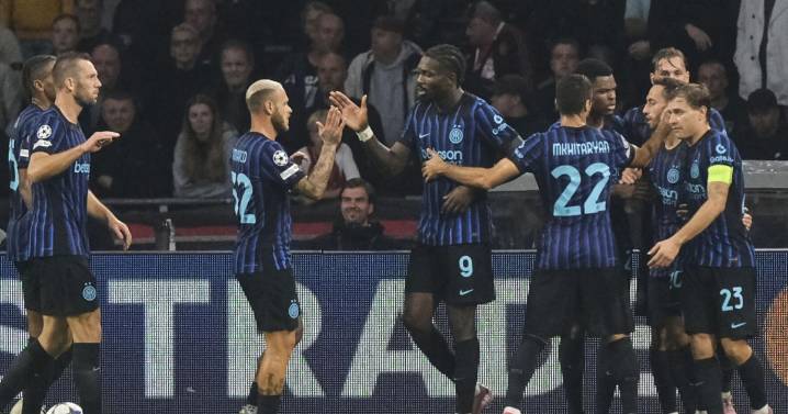 Inter Milan lifted by Thuram's soaring headers in pain-free return to Champions League