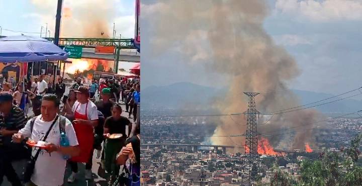 Pipa de gas explota en CDMX; causa pánico cerca del Metro Santa Marta [VIDEOS]