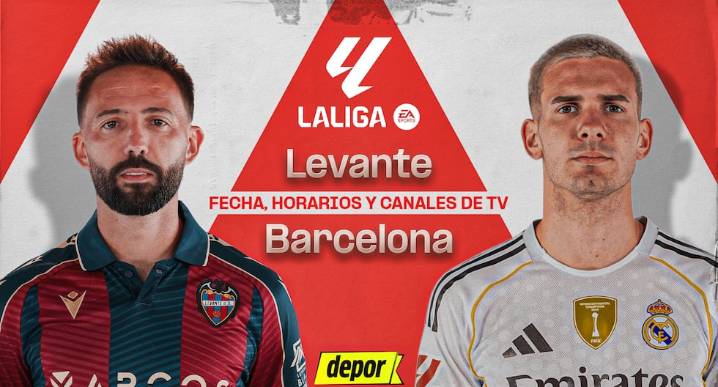 Real Madrid vs. Levante: fecha, horarios y canales de TV por LaLiga