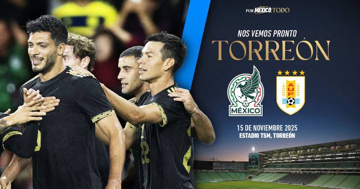 México jugará un partido amistoso de preparación contra Uruguay