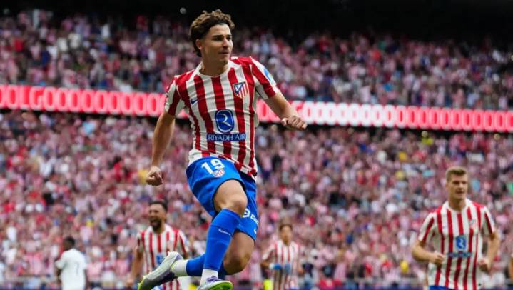 Con un doblete de Julián Álvarez, el Atlético de Madrid goleó por 5