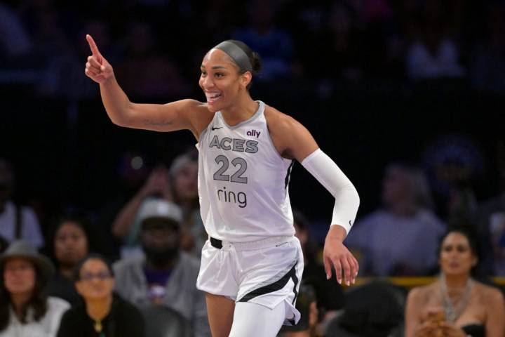Aces star A'ja Wilson earns historic 4th WNBA MVP award, winning back