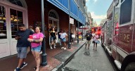 Guests evacuated from Royal Sonesta on Bourbon Street as firefighters douse 3